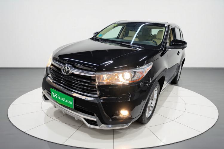 Used Toyota Highlander 2015 2.0T Four-Wheel Drive Luxury Edition 7-Seater Front Left 45 Deg