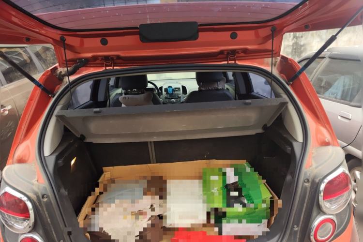 Used Chevrolet Aveo Sonic 2011 Hatchback 1.6L MT SX Trunk