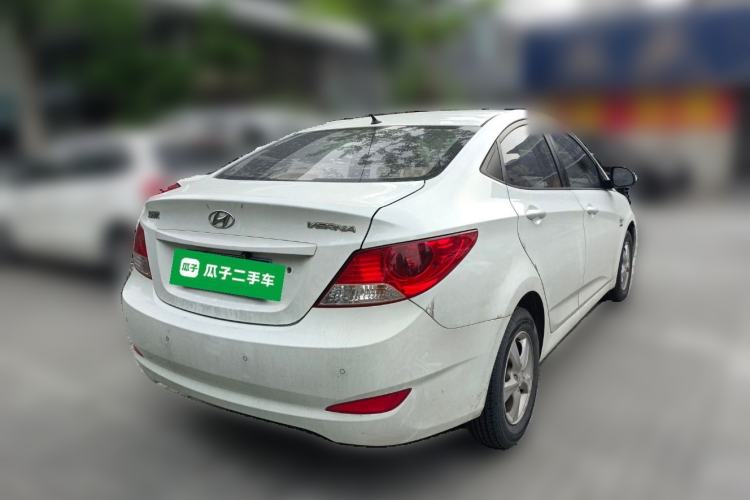 Used Hyundai Verna (older generation) 2010 Sedan 1.4L Automatic Fashionable GT Model Rear Right 45 Deg
