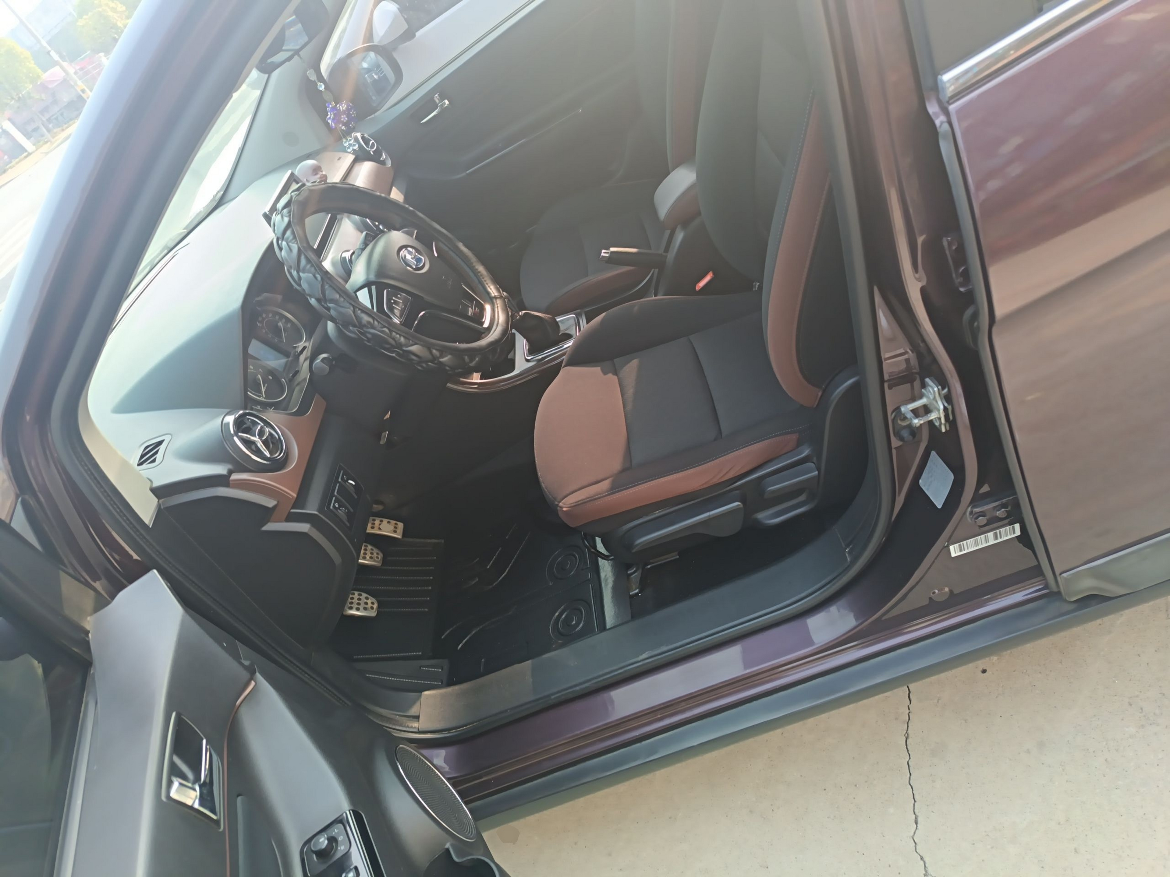 Avant de la voiture