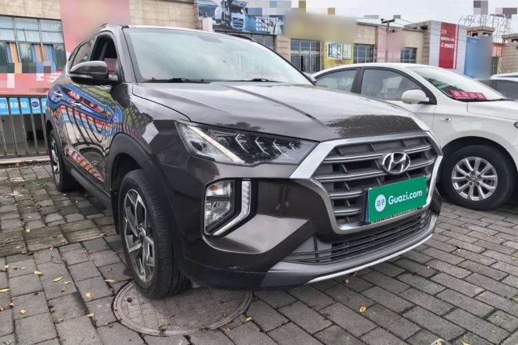 Used Hyundai Tucson 2019 280TGDi Dual-Clutch Two-Wheel Drive Fashion Edition China V Standard Front Right 45 Deg