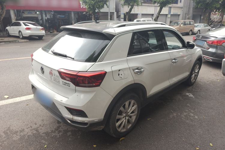 Used Volkswagen T-ROC 2019 230TSI DSG Two-Wheel-Drive Advanced Version China VI Standard Rear Right 45 Deg