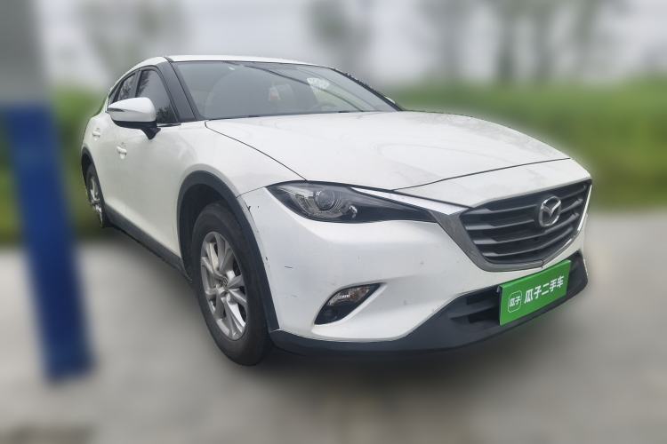 Used Mazda CX-4 2018 2.0L Automatic Two-Wheel Drive Blue Sky Luxury Edition Front Right 45 Deg