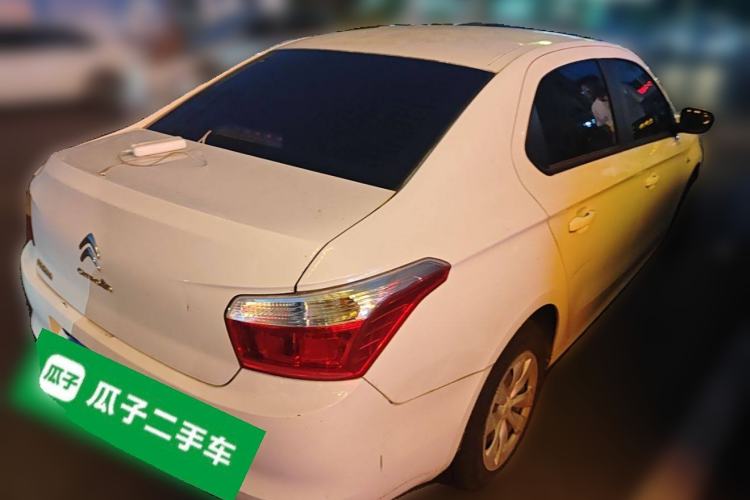 Used Citroen Elysee 2015 Zhishang Edition 1.6L Manual Fashion Model Rear Right 45 Deg