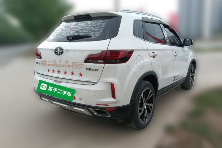 Used Bestune X40 2019 1.6L Automatic Luxury Edition China VI Rear Right 45 Deg