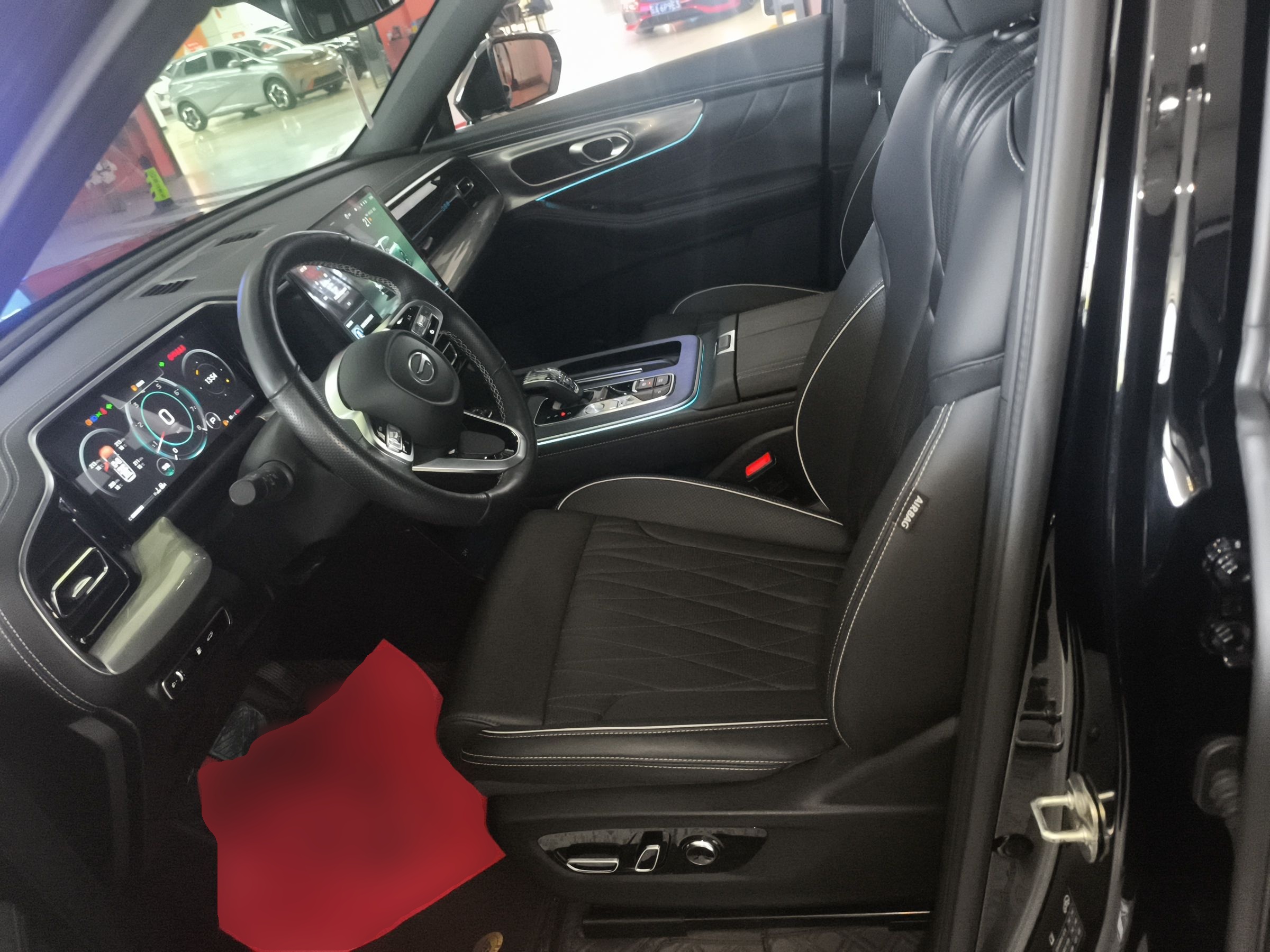 Переднее сиденье в автомобиле