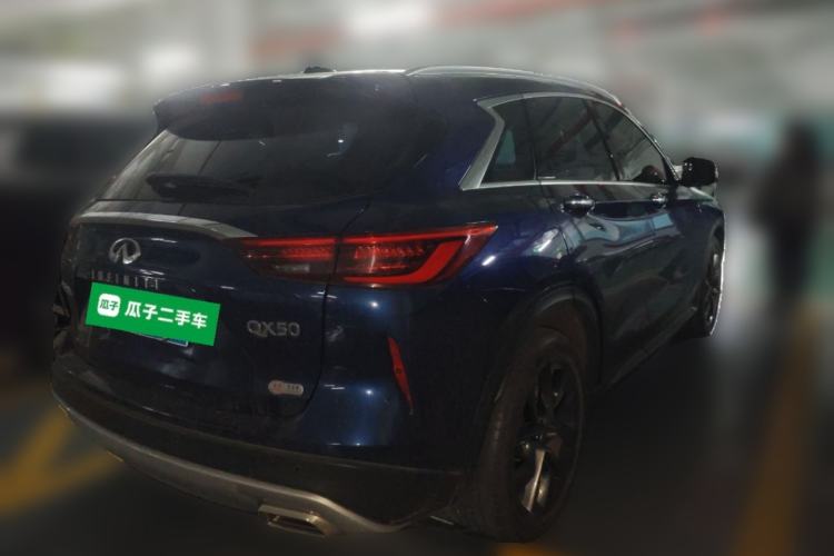 Used Infiniti QX50 2022 2.0T Two-Wheel Drive Navigation Edition Rear Right 45 Deg