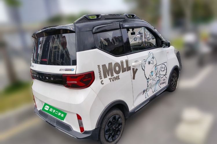 Used Wuling Hongguang MINIEV 2022 GAMEBOY 300km Play Edition Lithium Iron Phosphate Rear Right 45 Deg