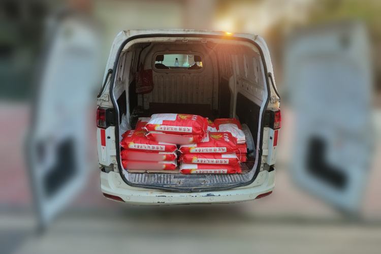 Used BAIC Ruixiang Boteng V2 EV 2022 Enclosed Van Standard Type Henan Lithium Battery Trunk