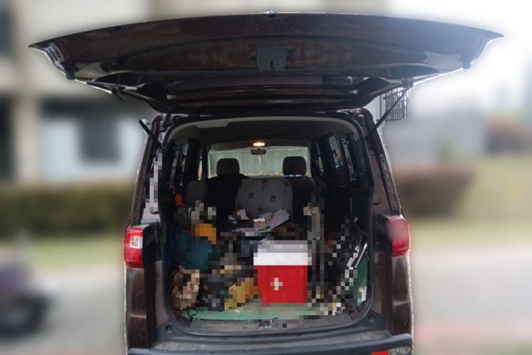 Used CHANGAN KAICHENG Ounuo S 2023 1.5L Deluxe Edition Dual-Steaming Air-Conditioned Passenger Van JL473QG 7 Seats Trunk