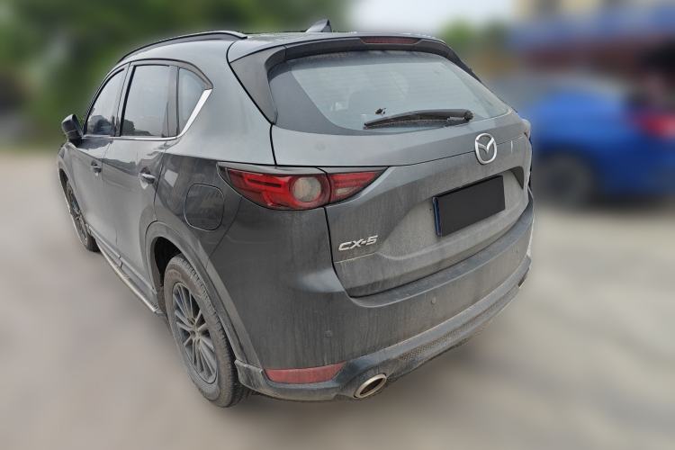Used Mazda CX-5 2021 2.0L Automatic Two-Wheel Drive Black Knight Rear Left 45 Deg