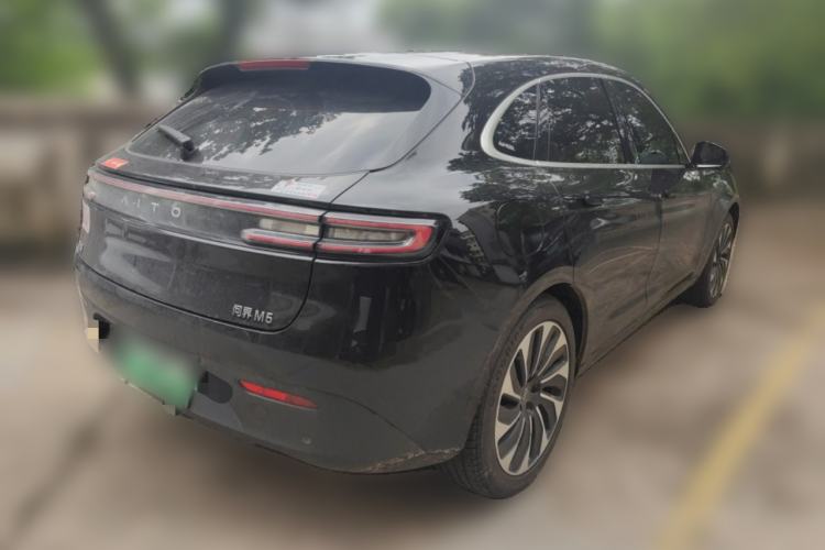 Used Hima AITO M5 2022 Range-Extended Rear-Drive Standard Version Rear Right 45 Deg