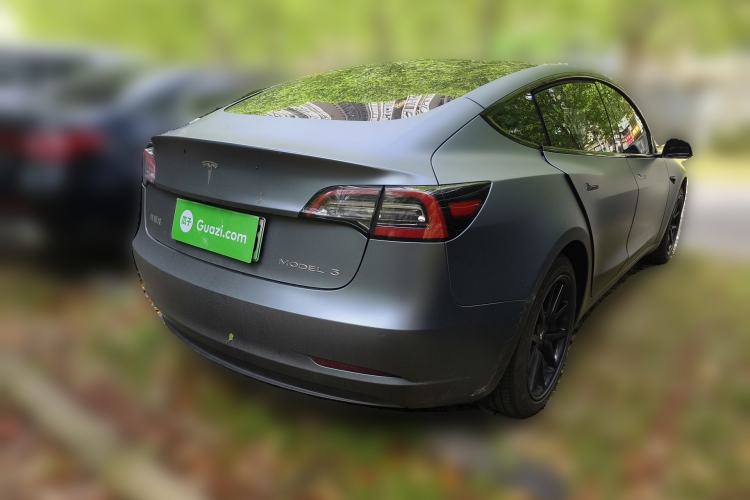 Used Tesla Model 3 2019 Standard Range Rear-Drive Upgraded Version Rear Right 45 Deg