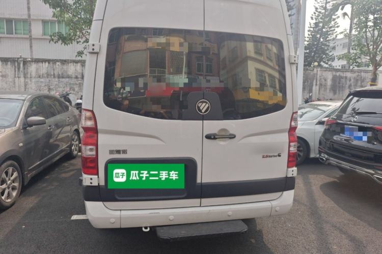 Used Foton Toano 2024 Small Passenger Comfort Version Cummins 2.8T Manual Transmission Long Wheelbase Mid-Roof Design Rear Single Tire 9-Seater