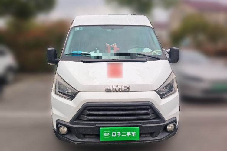 Used JMC Transit 2019 2.8T Commercial Version Long Wheelbase Mid-Roof 6-Seater Rear Single Tire China VI Emission Standard – JX493
