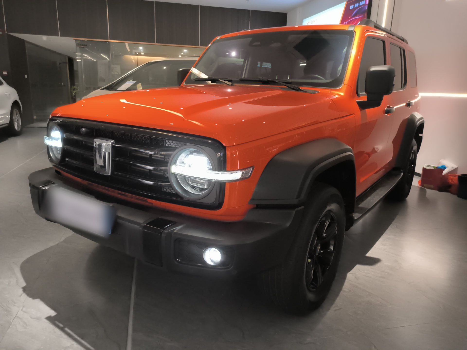 تحت مقدمة السيارة