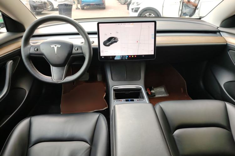 Used Tesla Model 3 2021 Revised Version Standard Range Rear-Wheel Drive Upgraded Edition 3D1 Center Console
