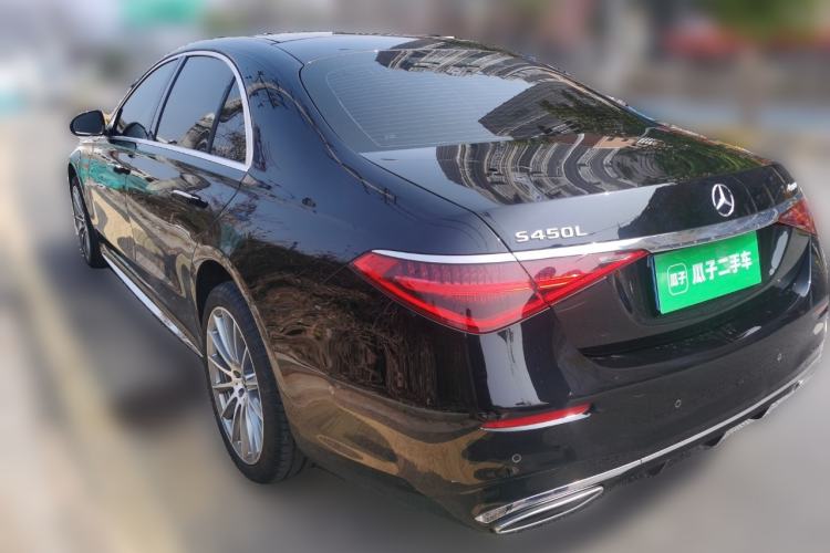 Used Mercedes-Benz S-Class 2021 S 450 L 4MATIC Rear Left 45 Deg