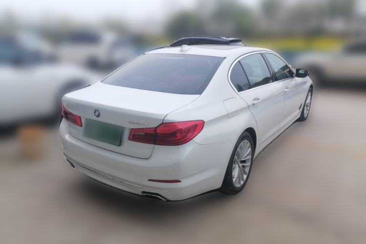 Used BMW 5 Series 2020 530Li Luxury Edition Premium Package Rear Right 45 Deg