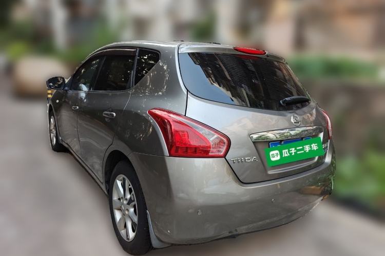 Used Nissan Tiida 2011 1.6L CVT Smart Version Rear Left 45 Deg