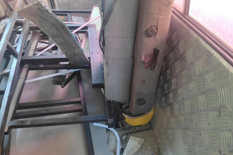 Used Iveco Daily 2017 2.5T A35 Passenger Van 5-7 Seats Model 47Z5 Left Rear Seat