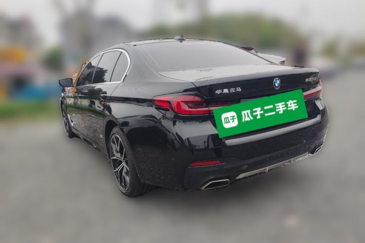 Used BMW 5 Series 2022 Second Facelift 530Li Luxury Version M Sport Package Rear Left 45 Deg