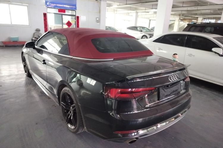 Used Audi A5 2020 Cabriolet 40 TFSI Fashion Edition China VI Emission Standard Rear Left 45 Deg