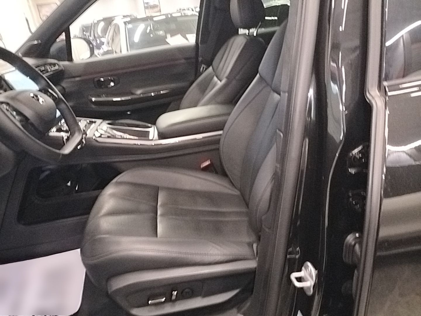 Vordere Reihe im Auto
