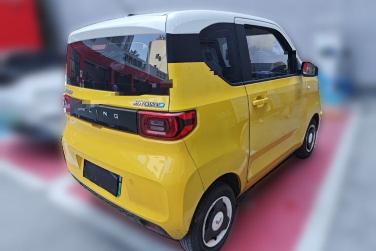Used Wuling Hongguang MINIEV 2021 Macaron Premium Model – Lithium Iron Phosphate Rear Right 45 Deg