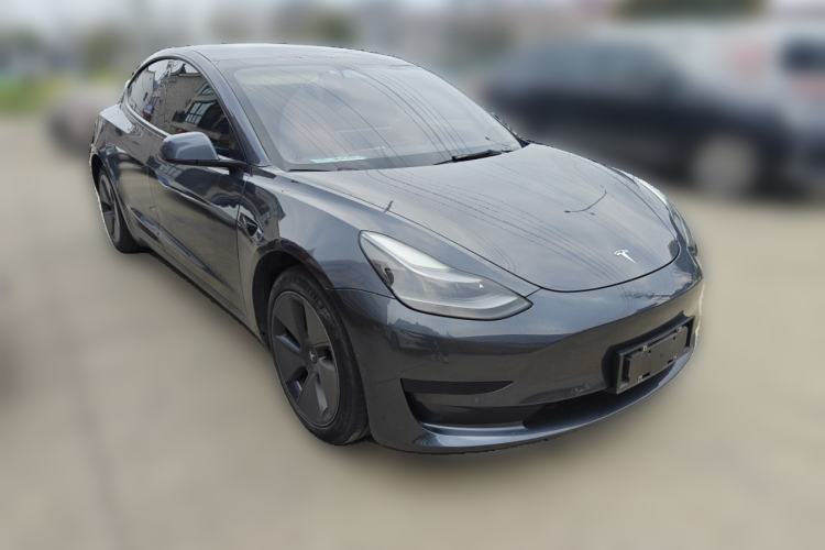 Used Tesla Model 3 2021 Standard Range Rear-Drive Upgraded Version Front Right 45 Deg