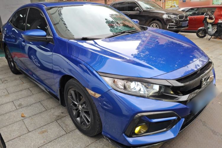 Used Honda Civic 2021 HATCHBACK 220TURBO CVT New Trendsetter Front Right 45 Deg