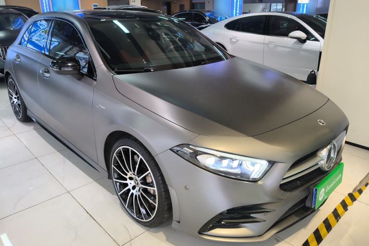 Used Mercedes-Benz A AMG 2022 AMG A 35 4MATIC Front Right 45 Deg