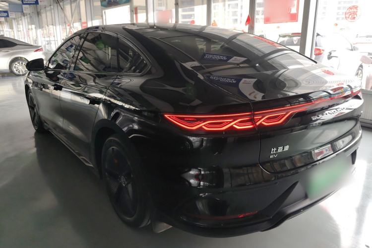 Used BYD Han 2023 EV Champion Edition 605KM Front-Drive Premium Model Rear Left 45 Deg