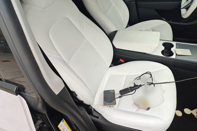 Used Tesla Model Y 2021 Standard Range Rear-Wheel Drive Version Right Front Seat