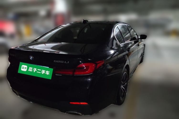 Used BMW 5 Series 2021 525Li M Sport Package Rear Right 45 Deg