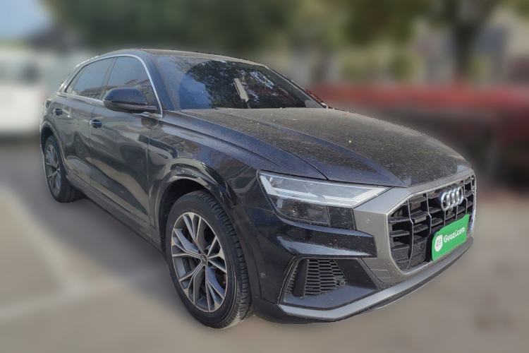 Used Audi Q8 2021 55 TFSI Luxury Dynamic Edition Front Right 45 Deg