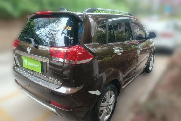 Used Jinbei Zhishang S30 2014 1.5L Manual Elite Model Rear Right 45 Deg