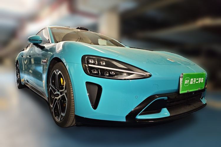 Used Xiaomi Auto SU7 2024 Four-Wheel Drive Ultra-Long Range Advanced Intelligent Driving Max Edition Front Right 45 Deg