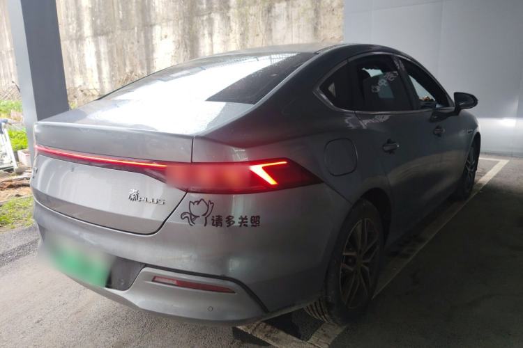 Used BYD Qin PLUS 2021 DM-i 55KM Flagship Model Rear Right 45 Deg