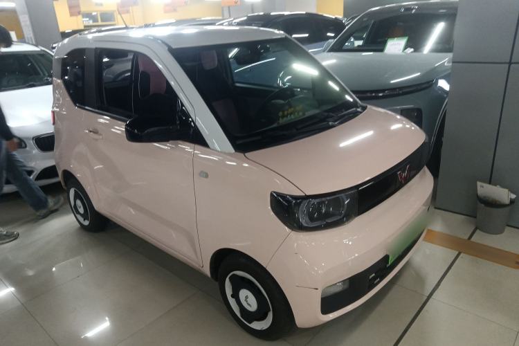 Used Wuling Hongguang MINIEV 2021 Macaron Premium Model – Lithium Iron Phosphate Front Right 45 Deg