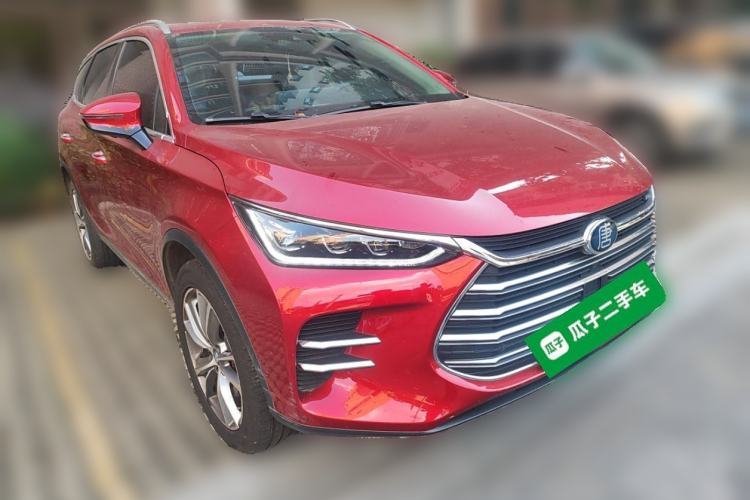 Used BYD Tang New Energy 2019 DM 2.0T All-Wheel Drive Smart Connectivity Enjoyment Model 7 Seats China VI Standard Front Right 45 Deg