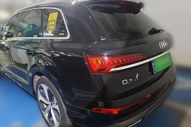 Used Audi Q7 2021 55 TFSI quattro S line Prestige Edition Rear Left 45 Deg
