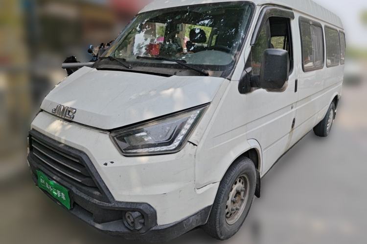 Used JMC Transit 2019 2.8T Commercial Version Long Wheelbase Mid-Roof 6-Seater Rear Single Tire China VI Emission Standard – JX493
