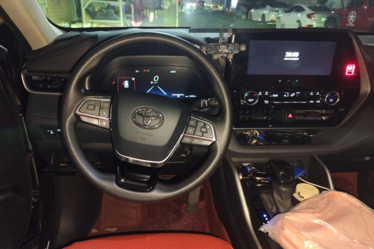 Used Toyota Highlander 2024 2.5L Smart Electric Hybrid Dual-Motor Two-Wheel-Drive Elite Edition 5 Seats Steering Wheel