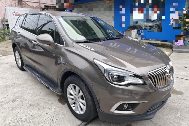 Used Buick Envision 2017 28T Four-Wheel Drive Elite Model Front Right 45 Deg