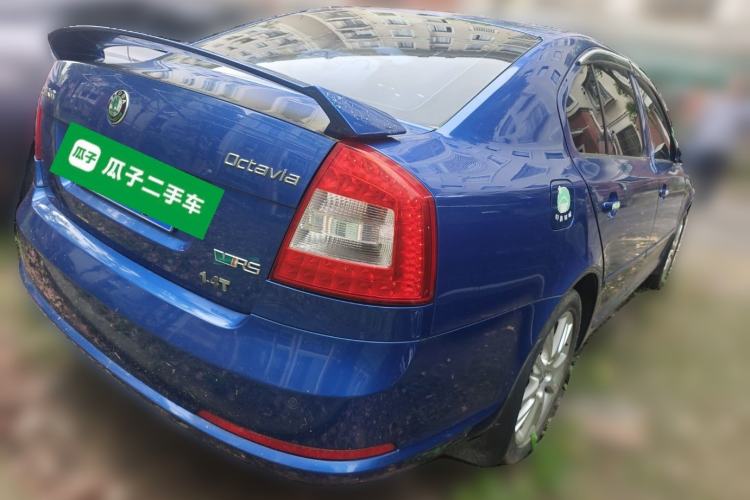 Used Skoda Octavia 2010 2.0 TSI RS Rear Right 45 Deg