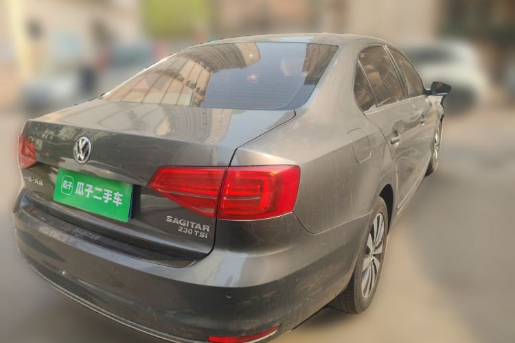 Used Volkswagen Sagitar 2015 230TSI Automatic Luxury Model Rear Right 45 Deg