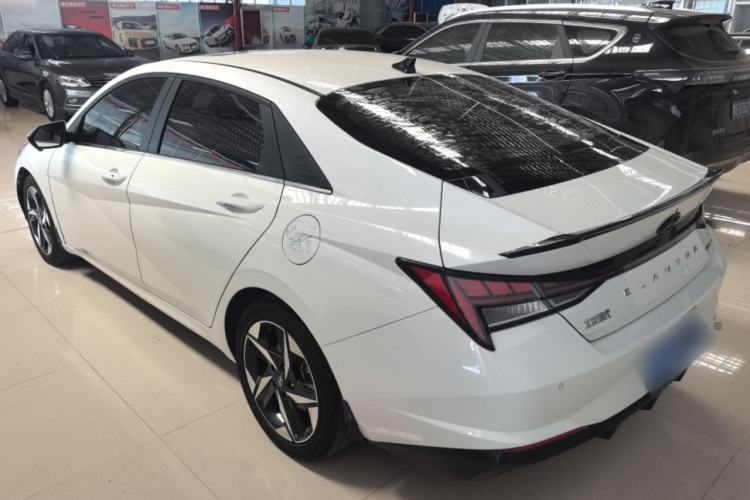 Used Hyundai Elantra 2021 240TGDi DCT LUX Prestige Edition Rear Left 45 Deg