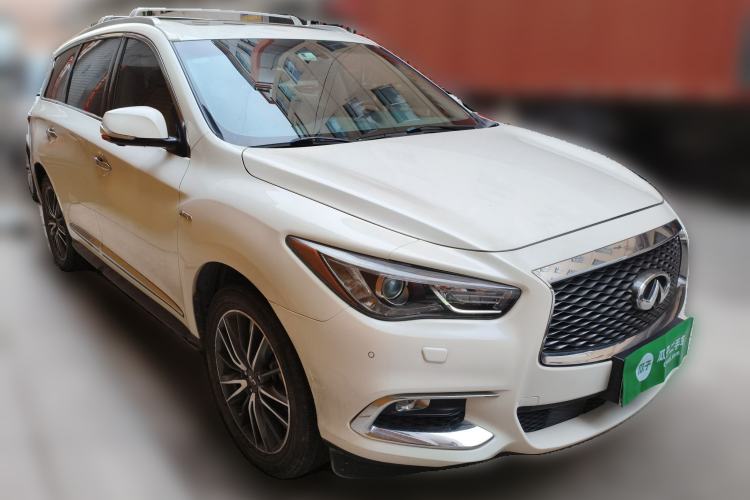 Used Infiniti QX60 2018 2.5 S/C Hybrid Two-Wheel-Drive Champion Family Edition Front Right 45 Deg