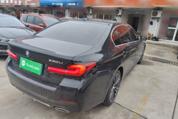 Used BMW 5 Series 2023 Restyled 530Li Leading Edition M Sport Package Rear Right 45 Deg